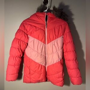 Columbia zip up bubble jacket